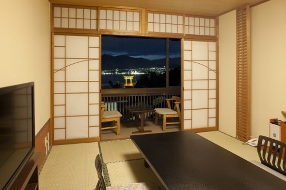 【お料理グレードアップ】海側のお部屋で夜景を眺める♪瀬戸の宴・竹プラン